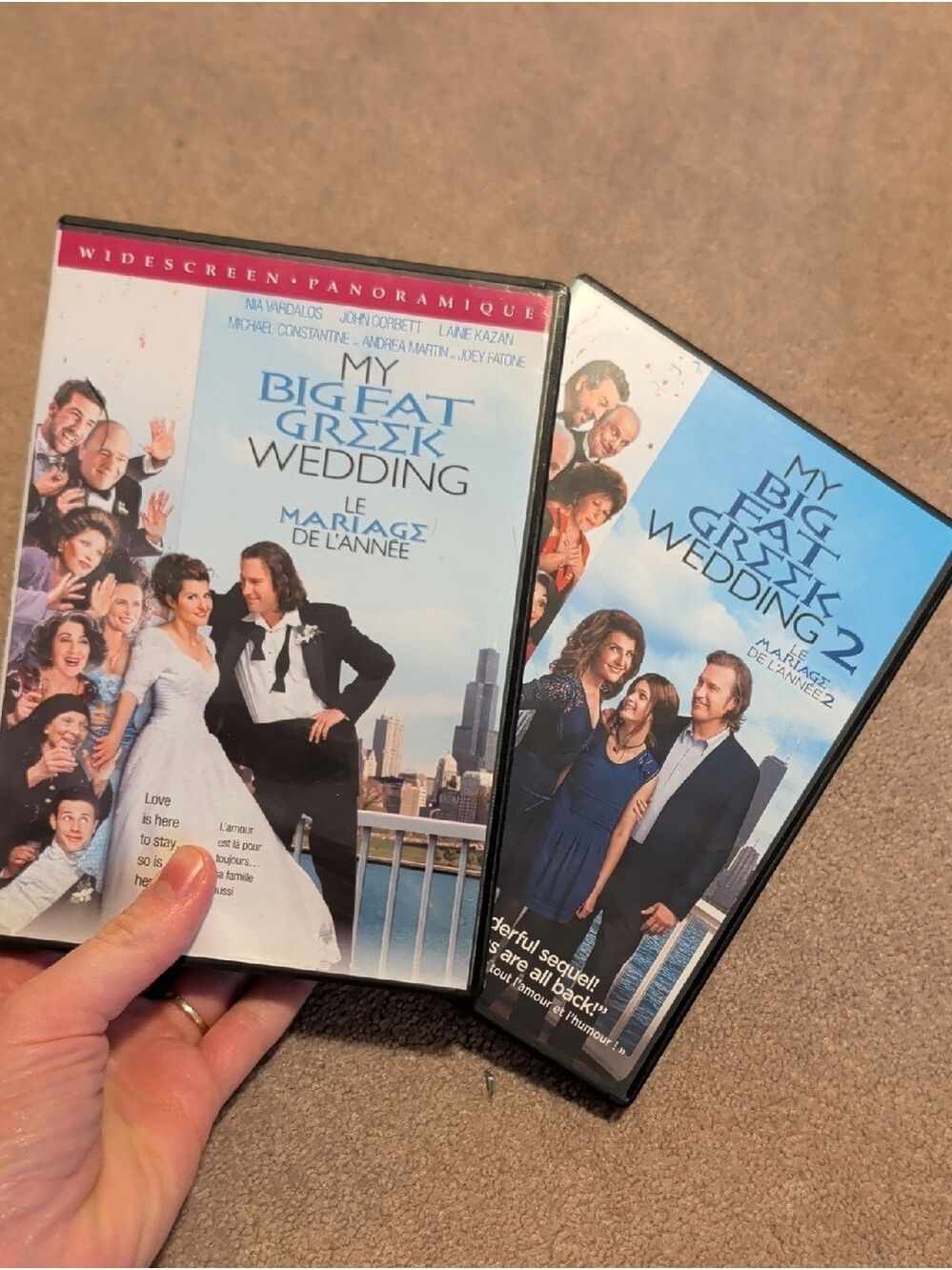 💚 2/$20 My Big Fat Greek Wedding DVD Set